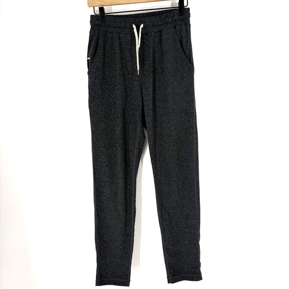 Vuori Ponto Performance Pants Size Small Mens Charcoal DreamKnit Joggers Lounge